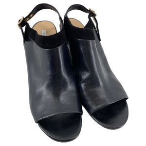 Cole Haan Black Leather Open Toe Sling Back
Heeled Sandals Size 8 1/2